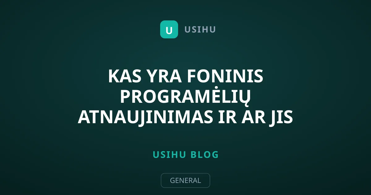 Kas yra foninis programėlių atnaujinimas ir ar jis sekina bateriją?