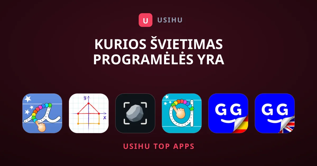 Kurios Švietimas Programėlės Yra Populiariausios?